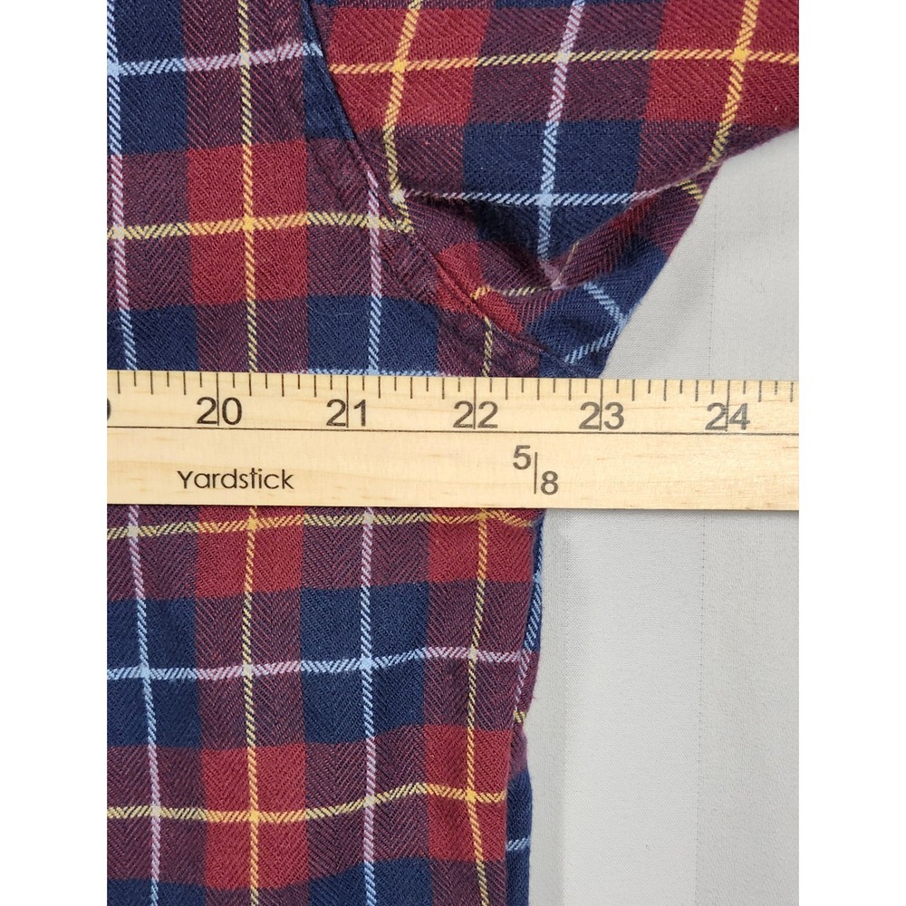 Lot 3 Vintage 90s Y2K LL Bean Button Outdoor Shirts Mens Large Medium Plaid 0030 - Picture 11 of 15